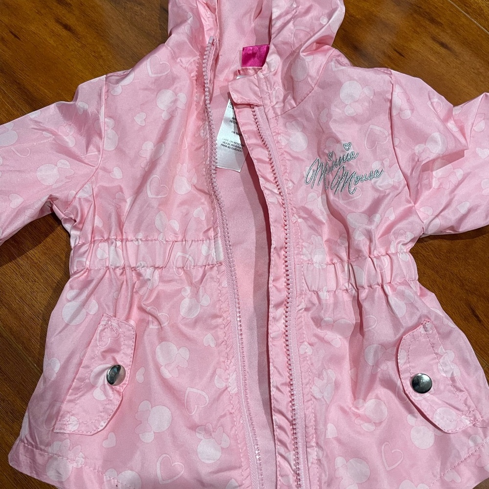 Disney Minnie Mouse Pink Kids Raincoat